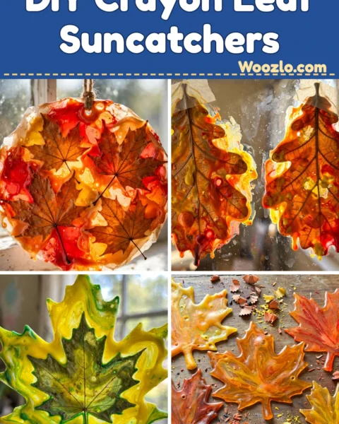 Create Stunning DIY Crayon Leaf Suncatchers for Fall