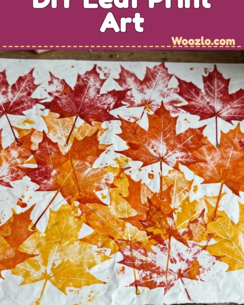 Create Gorgeous DIY Leaf Prints for Kids This Fall