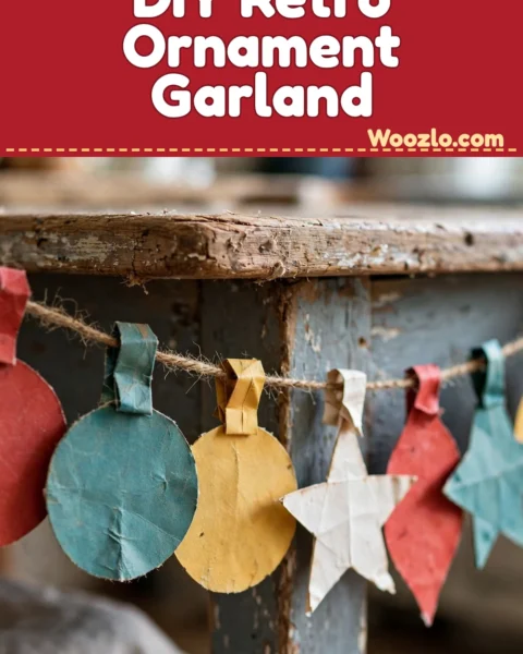 Create Stunning DIY Retro Paper Ornament Garland for Christmas