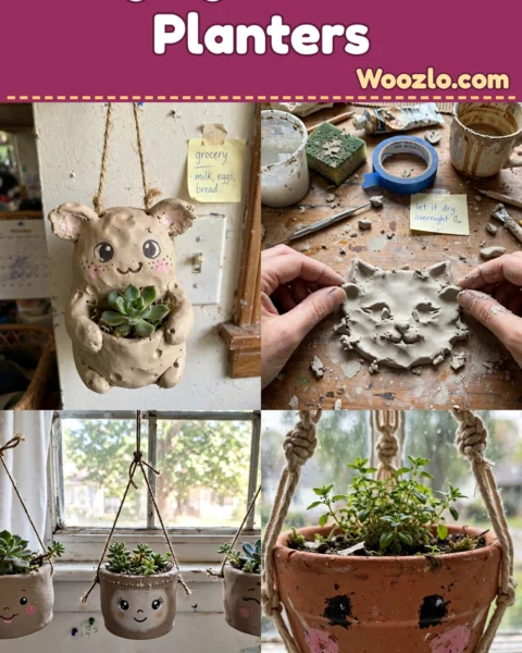 Create Fun DIY Hanging Character Planters to Brighten Up Your Space