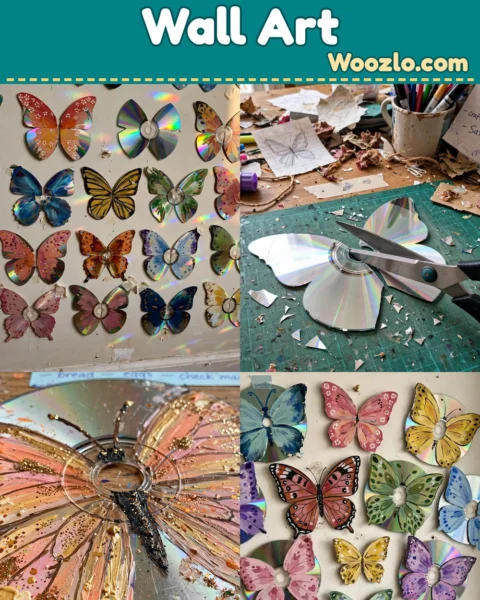 Create Calm with CD Butterfly Wall Art (Shimmer DIY) for a Gentle Home
