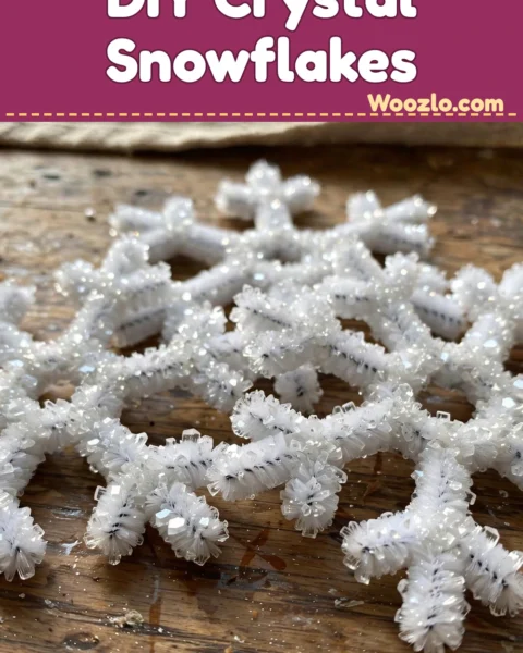 Create Gorgeous DIY Crystal Snowflakes for a Winter Wonderland