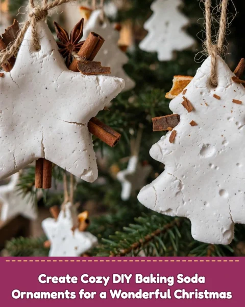 Create Cozy DIY Baking Soda Ornaments for a Wonderful Christmas