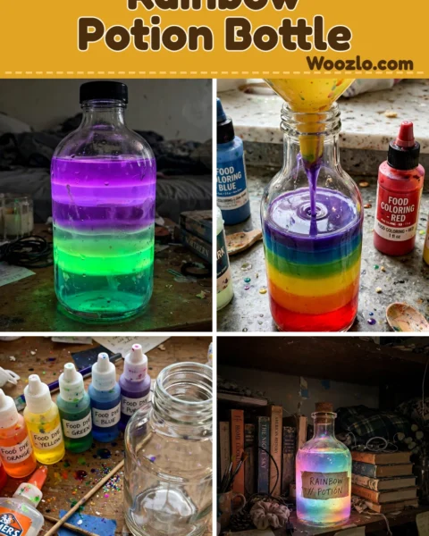 Create a Magical DIY Glow-in-the-Dark Rainbow Potion Bottle Tonight