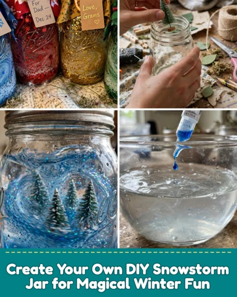 Create Your Own DIY Snowstorm Jar for Magical Winter Fun