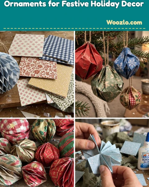 Create Charming DIY Paper Ball Ornaments for Festive Holiday Decor