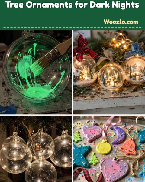 Create Magical DIY Glow Winter Tree Ornaments for Dark Nights