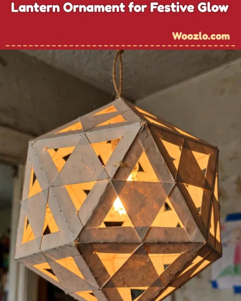 Create Stunning DIY Geometric Lantern Ornament for Festive Glow