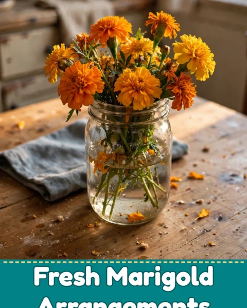 Create Beautiful Fresh Marigold Arrangements for Warm Vibrant Decor