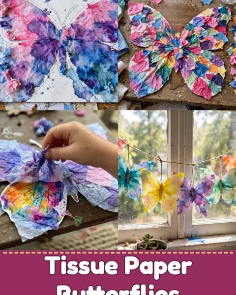 Create Stunning DIY Tissue Paper Butterflies for Kids