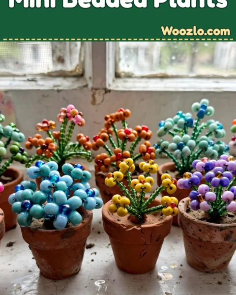 Transform Your Space with DIY Mini Beaded Plants: A Fun Craft Idea