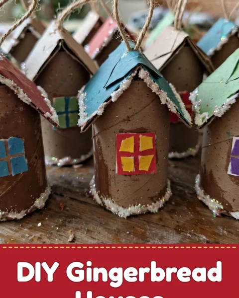 Create Adorable DIY Gingerbread House Ornaments for the Holidays