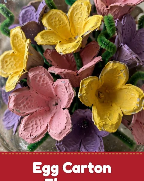 Create Charming Easy DIY Egg Carton Flowers for Home Decor