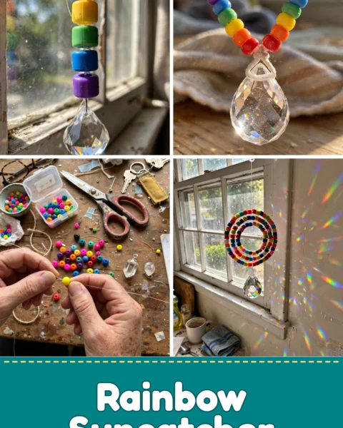 Build a Cheerful DIY Pony Bead Rainbow Suncatcher for Windows