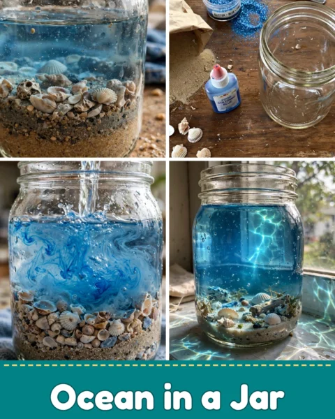 Create Magical DIY Ocean in a Jar Craft at Home