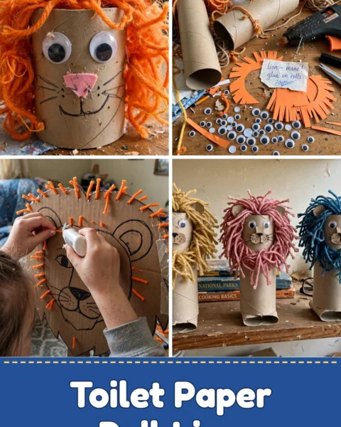 Create an Adorable DIY Toilet Paper Roll Lion for Kids