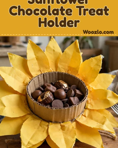 Create a Stunning DIY Sunflower Chocolate Treat Holder