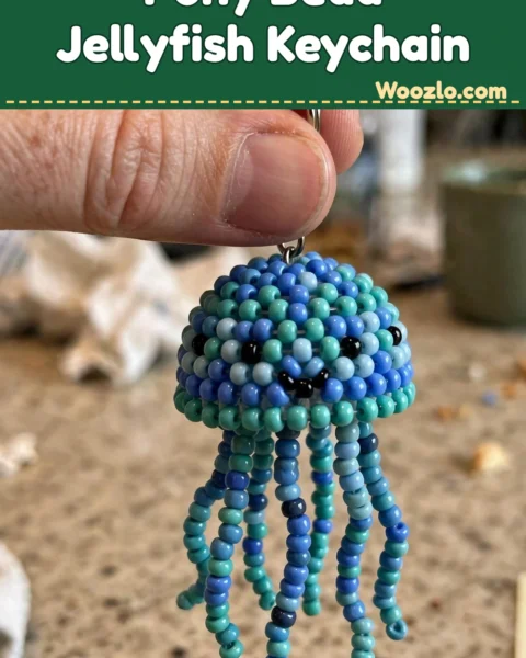 Create Your Own Fun DIY Pony Bead Jellyfish Keychain Today