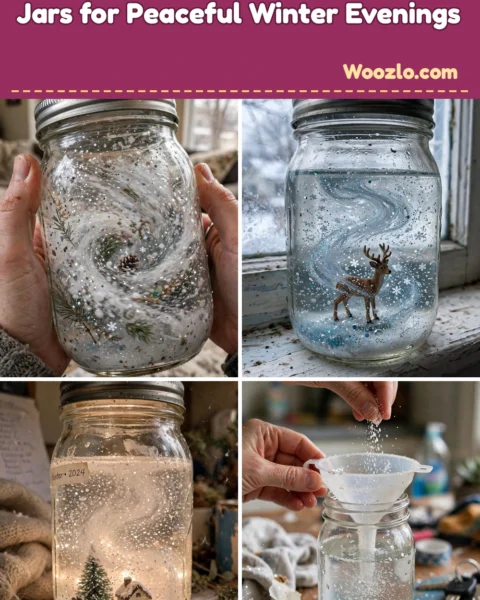 Create Magical DIY Snowstorm Jars for Peaceful Winter Evenings