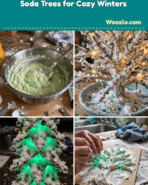 Create Magical DIY Glowing Baking Soda Trees for Cozy Winters