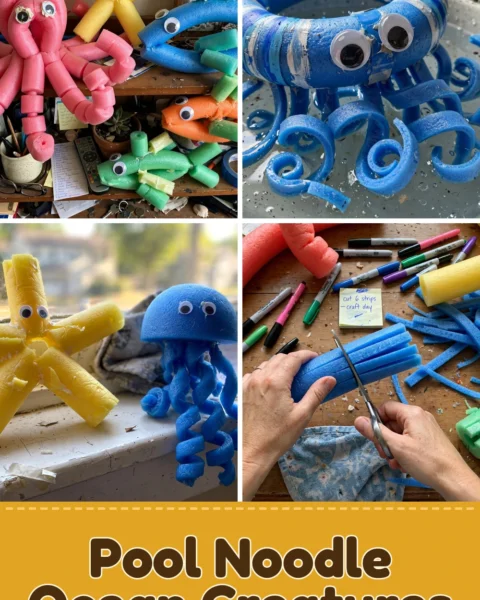 Create Fun DIY Pool Noodle Ocean Creatures for Summer