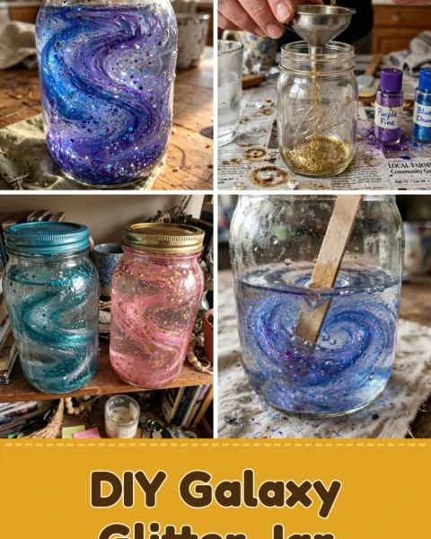 Create a Calming DIY Galaxy Glitter Jar for Relaxation