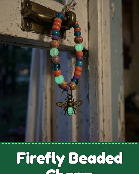 Create a Glowing DIY Firefly Beaded Charm
