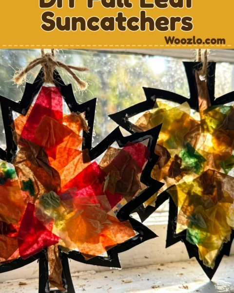 Create Gorgeous DIY Fall Leaf Suncatchers for Kids