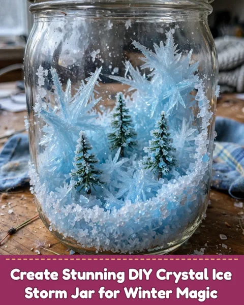 Create Stunning DIY Crystal Ice Storm Jar for Winter Magic