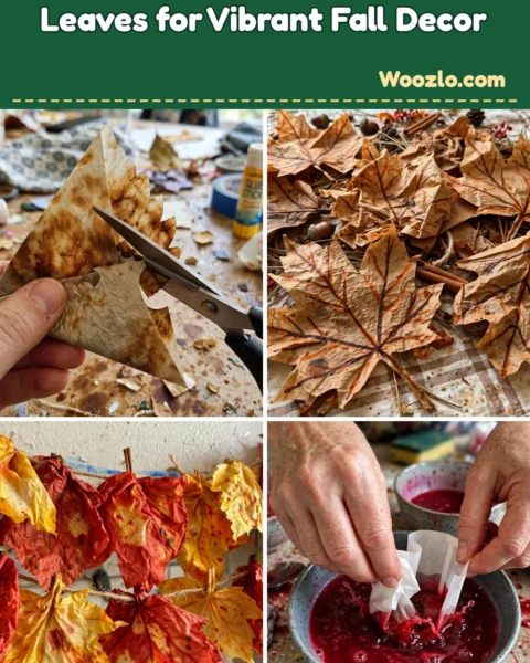 Craft Stunning DIY Coffee Filter Leaves for Vibrant Fall Decor