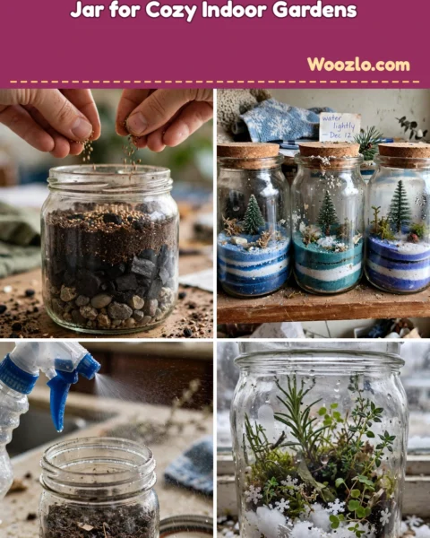 Create Enchanting DIY Winter Growing Jar for Cozy Indoor Gardens
