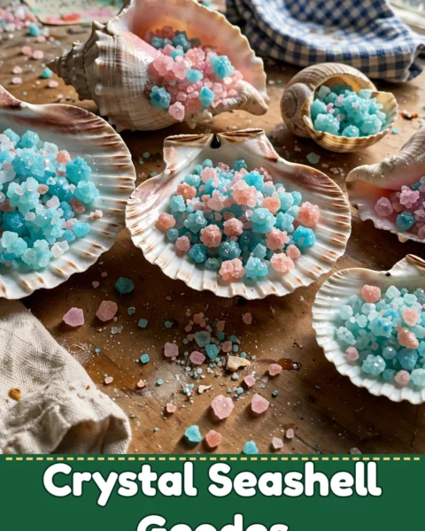 Grow Sparkling DIY Crystal Seashell Geodes at Home